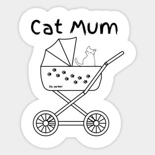 Cat Mum Sticker